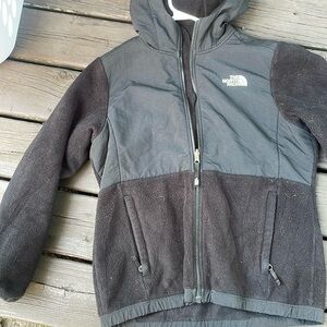 The North Face Sherpa Zip Up Black Hoodie